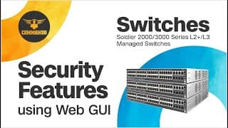 Software Features - Web GUI - COMMANDO Soldier C2000 / E2000 / IE2000 Series L2+ Switch - (brief) -2