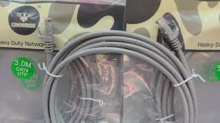 CAB-CAT6UTP-3M  --  COMMANDO CopperX Cat6 Pure Copper UTP 24AWG, Patch Cable, 3M