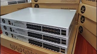 C3500-24X-2Q  -- COMMANDO Marshall C3500 24x 10G SFP+, 2x 40G QSFP+ Uplinks, Fiber Routing Switch