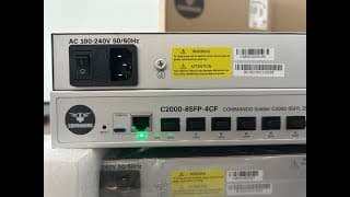 C2000-8SFP-4CF -- COMMANDO L2+ Managed Fiber Switch