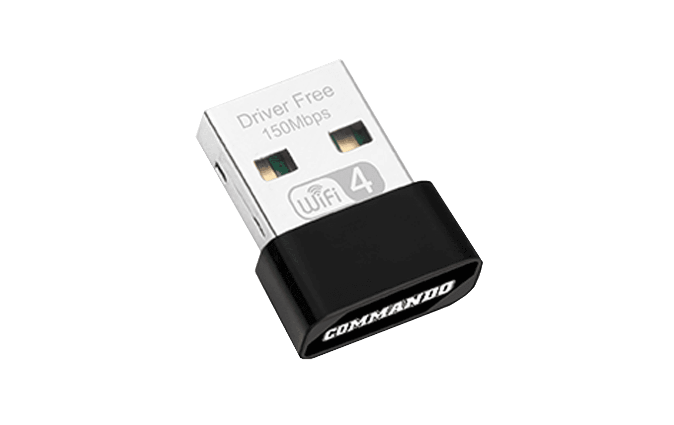 COMMANDO AirBULLET 150Mbps, 802.11n, Driver-Free, Wireless USB Adapter (AIR-WA150)