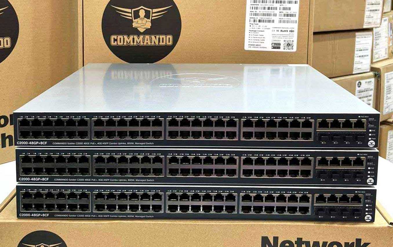 COMMANDO Soldier C2000 Series Managed Switches Data Sheet