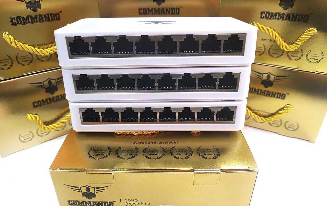 COMMANDO Scout E100 Series Unmanaged Switches Data Sheet