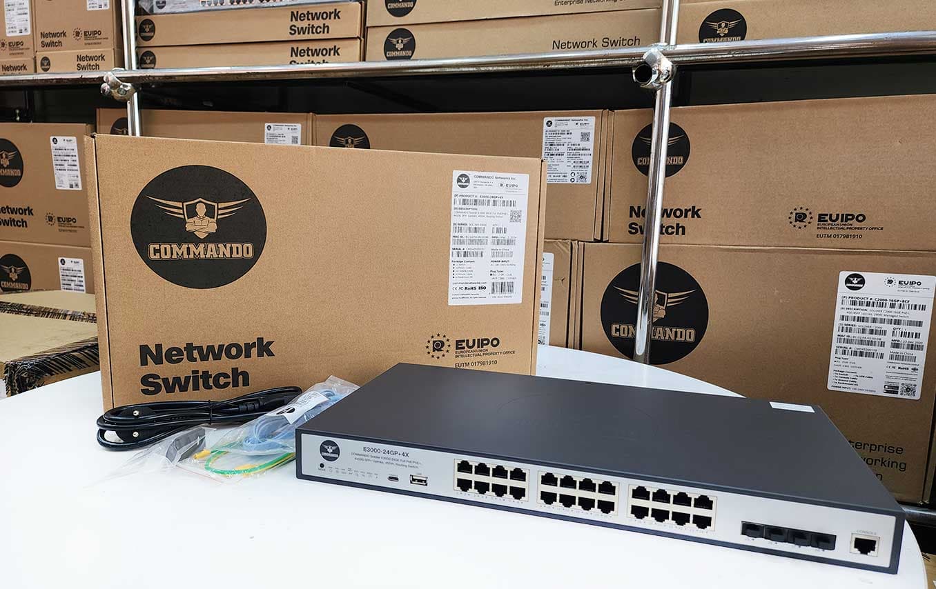 COMMANDO SOLDIER E3000 Series Managed Switches Data Sheet