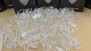 CAT6-RJ45-UTP -- COMMANDO Cat6 RJ45 Unshielded Connector, 100/Pack