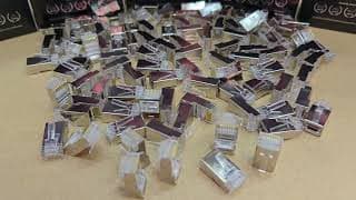 CAT5-RJ45-FTP-PT -- COMMANDO CrystalX Cat5 RJ45 Shielded Pass-Through Connector, 100/Pack