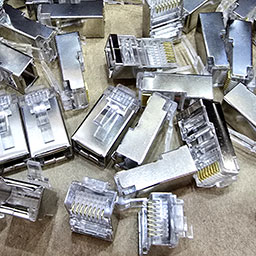 CrystalX Cat5 RJ45 Shielded Connector 100/Pack