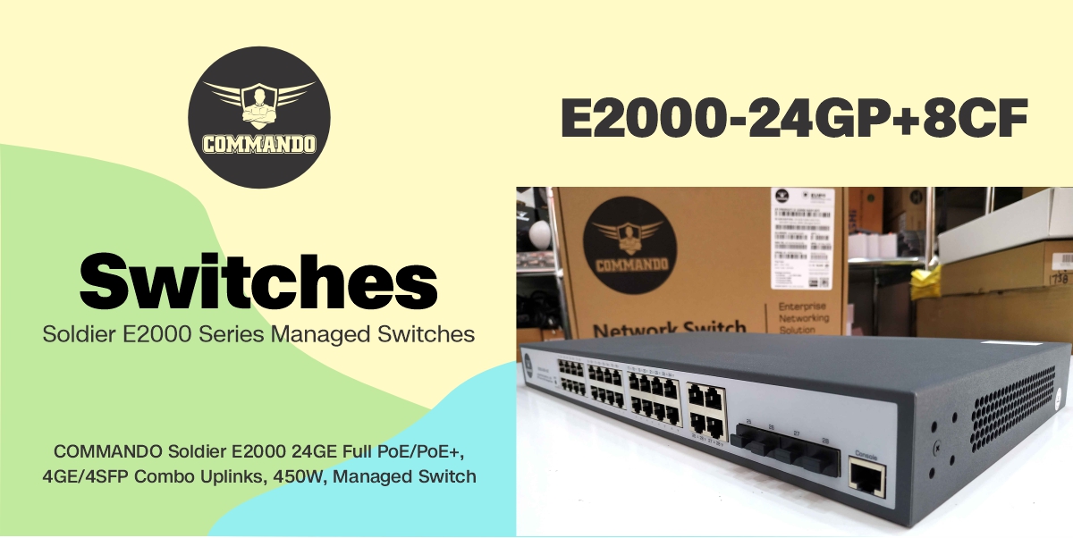 COMMANDO Gallery - E2000-24GP-8CF