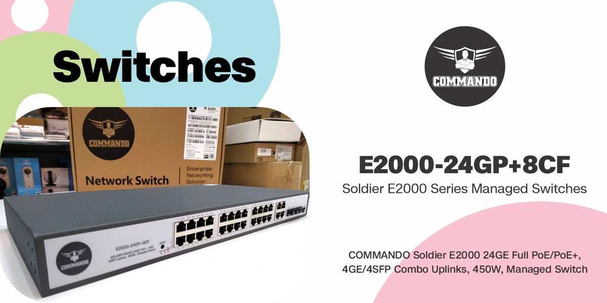 COMMANDO Gallery - E2000-24GP-8CF