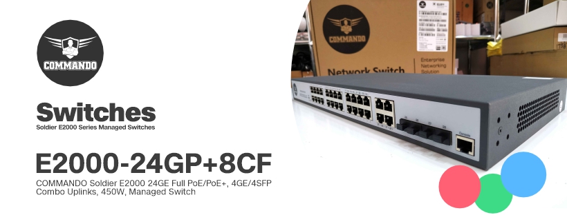 COMMANDO Gallery - E2000-24GP-8CF