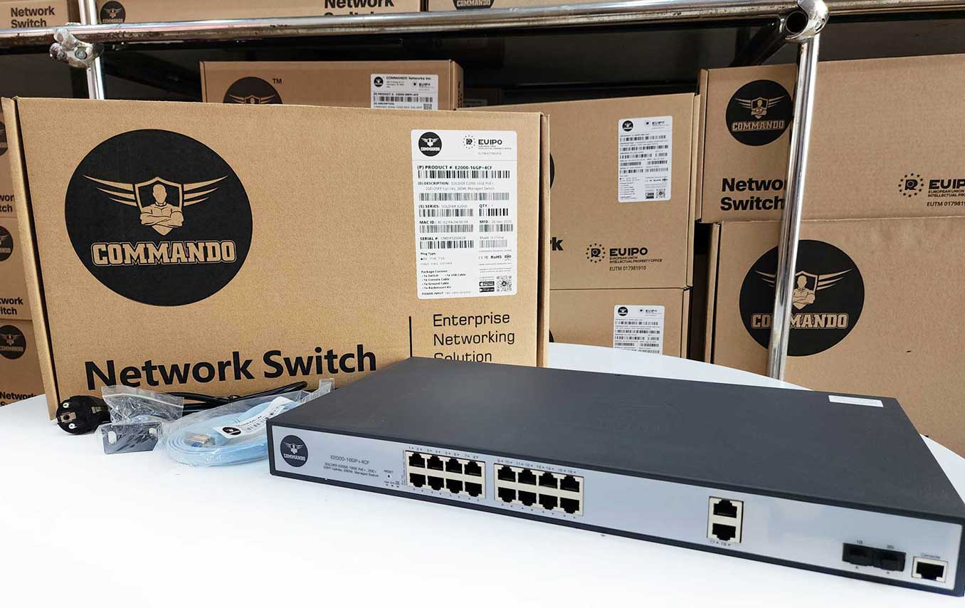 COMMANDO Soldier E2000 Series Managed Switches