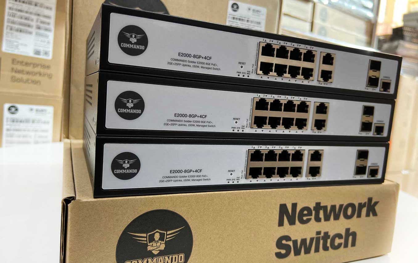 COMMANDO Soldier E2000 Series Managed Switches