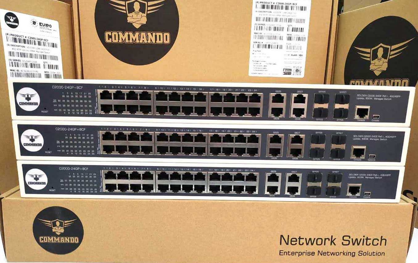 COMMANDO Soldier C2000 Series Managed Switches