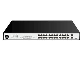 E1000-24P+2GE-LR